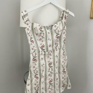 Reformation Mini Linen Dress